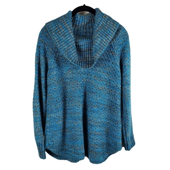 KL Khakis & Co  Cowl Neck Sweater Size Petite Medium - Picture 1 of 8